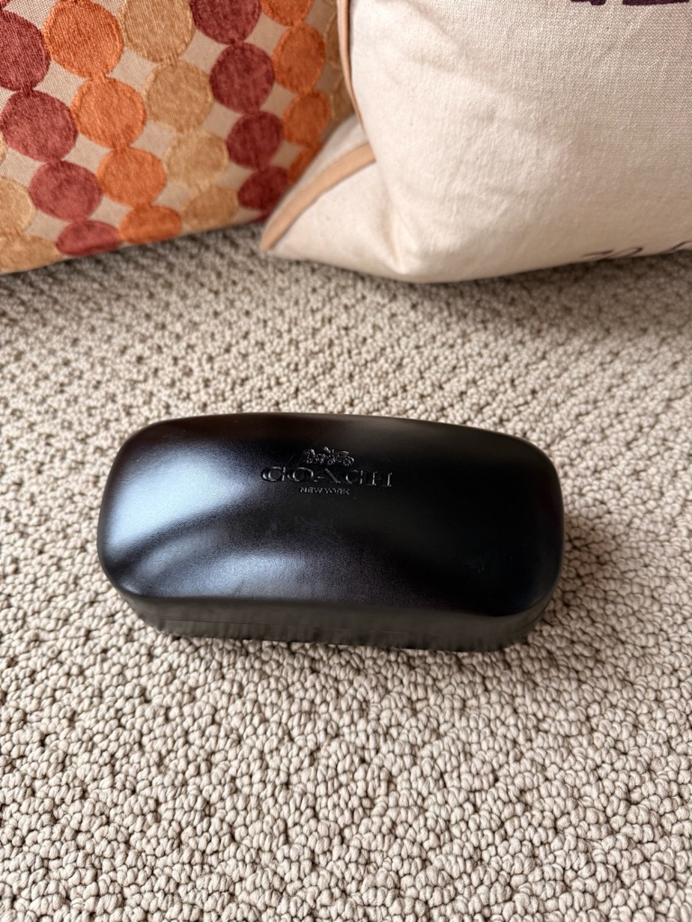 Coach Black Hard-Shell Sunglasses Case